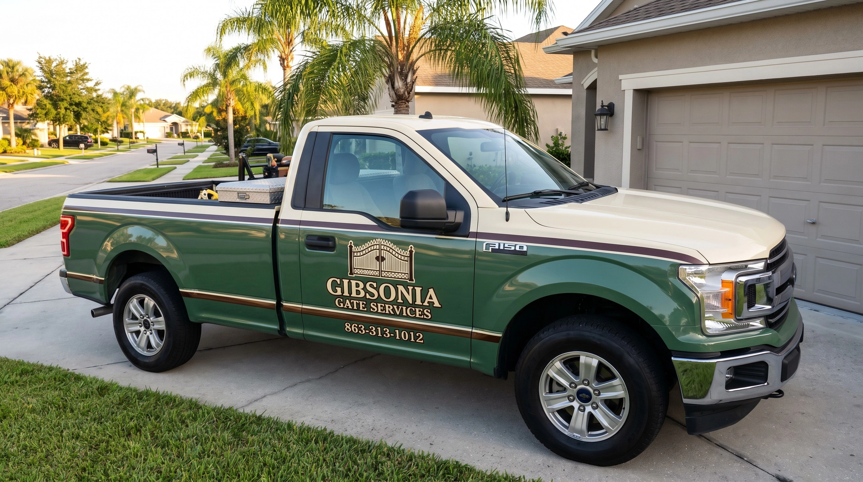 Professional gate installation in Lakeland, FL by Gibsonia Gate Services